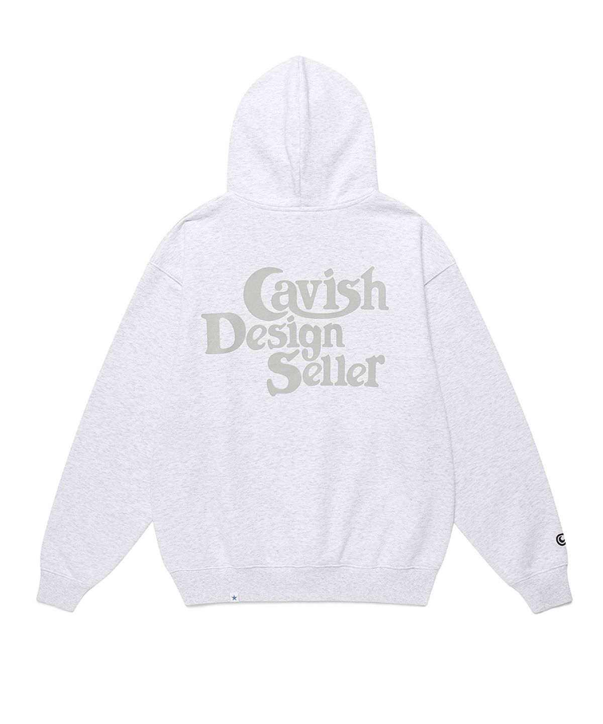 카비시(CAVISH) SELLER LOGO HOODIE LIGHT GREY(GREY)(CV2BFUM400A)