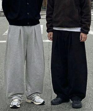 커브드 트레이닝 팬츠[3COLORS]