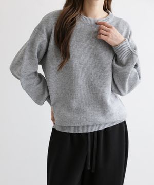 라운드넥 소프트 루즈핏 니트 티셔츠 4COLOR