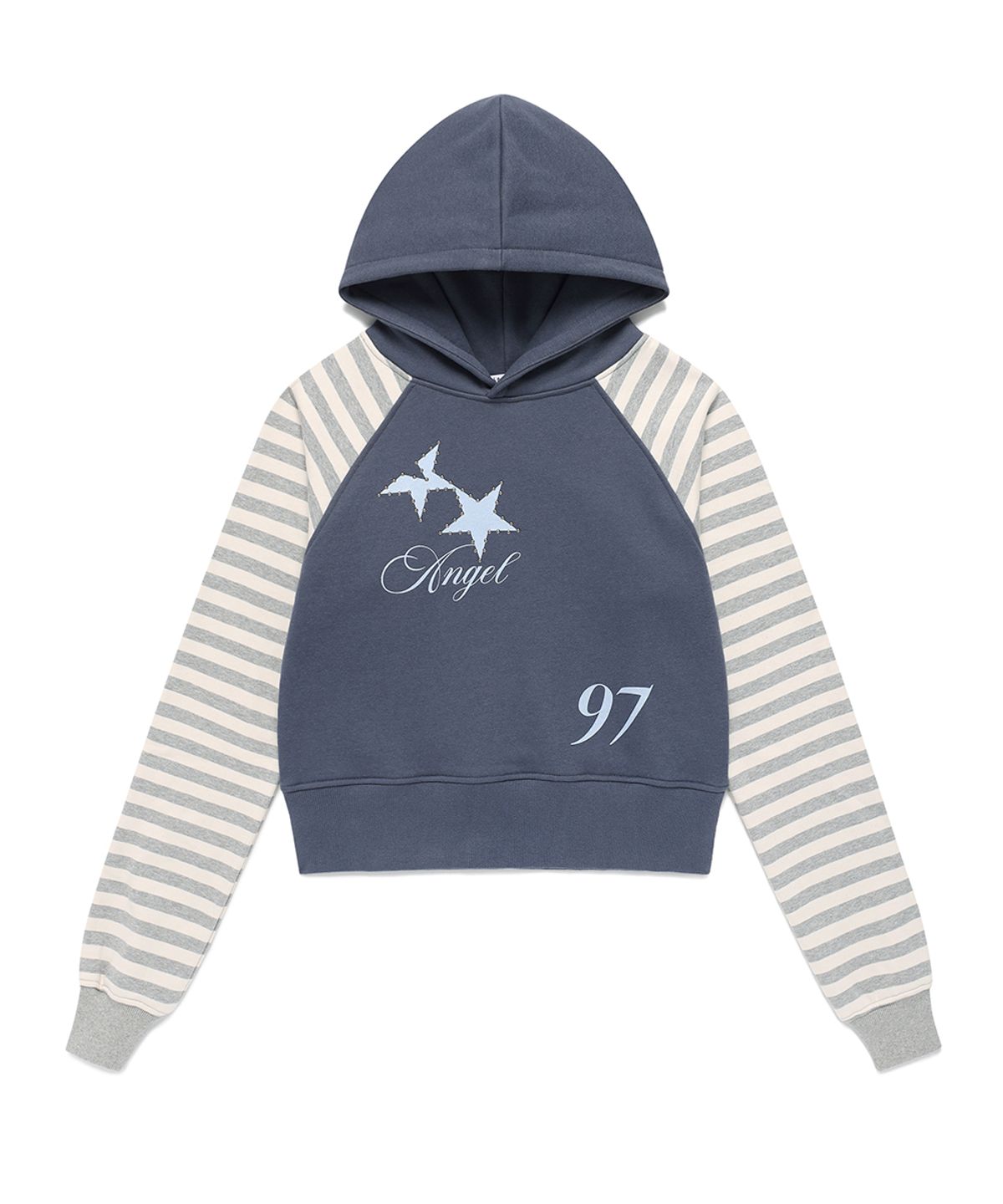 카비시(CAVISH) W ANGEL TWIN STAR HOODIE NAVY(CV2FFFM402A)