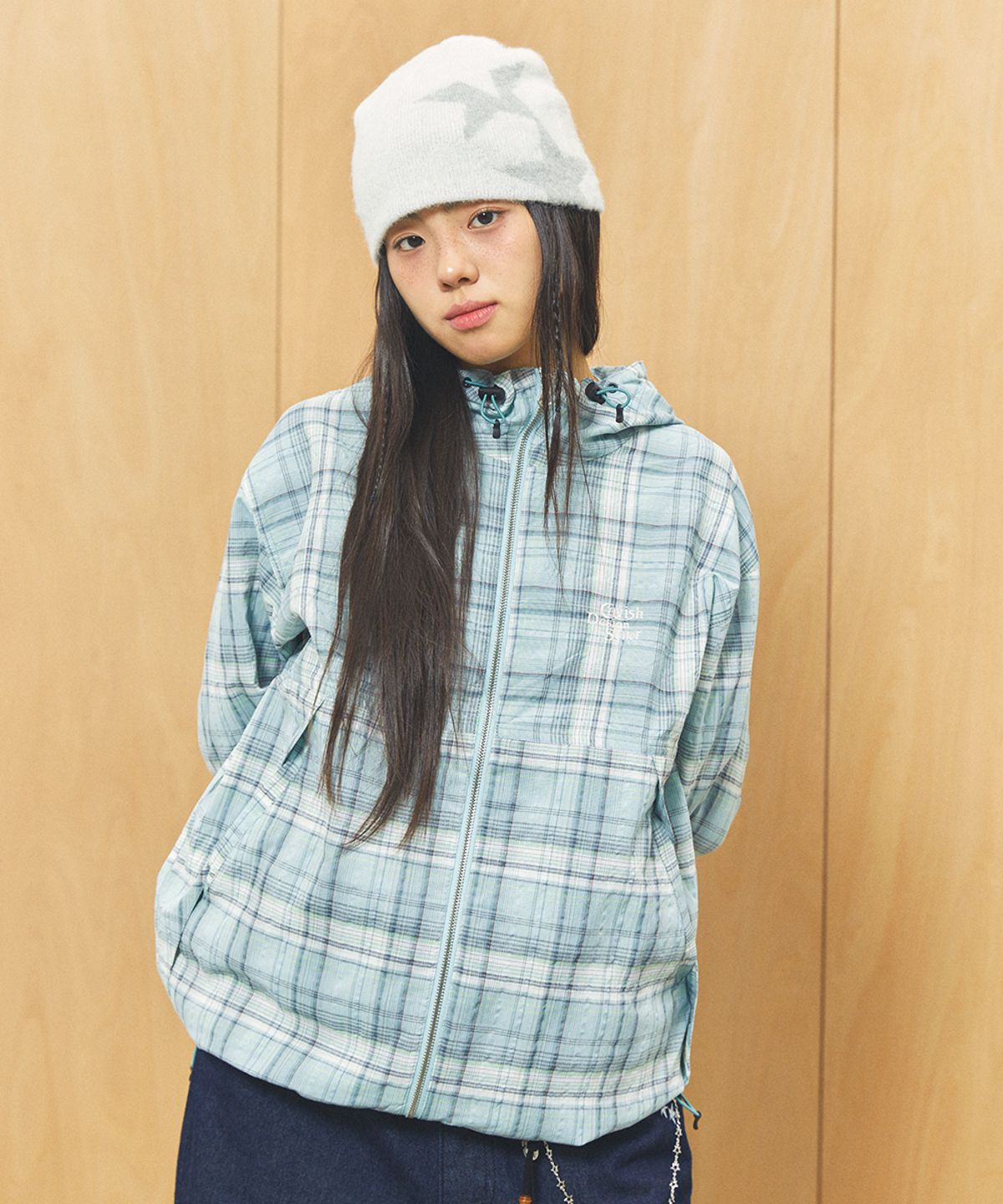 카비시(CAVISH) TWIN STAR BEANIE IVORY(CV2FFUAB31A)