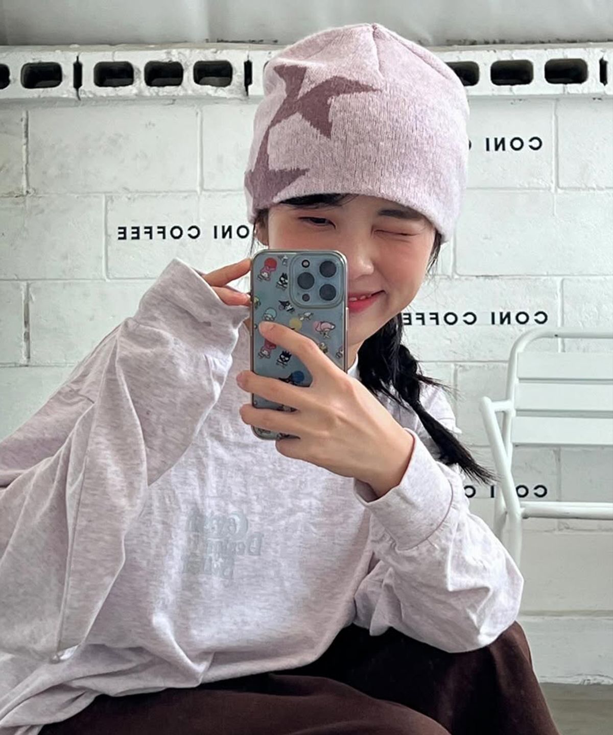 카비시(CAVISH) TWIN STAR BEANIE PINK(CV2FFUAB31A)