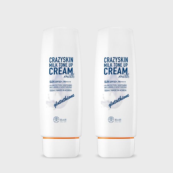 MUSINSA公式 | CRAZY SKIN ミルクトーンアップクリームサン150ml 2個