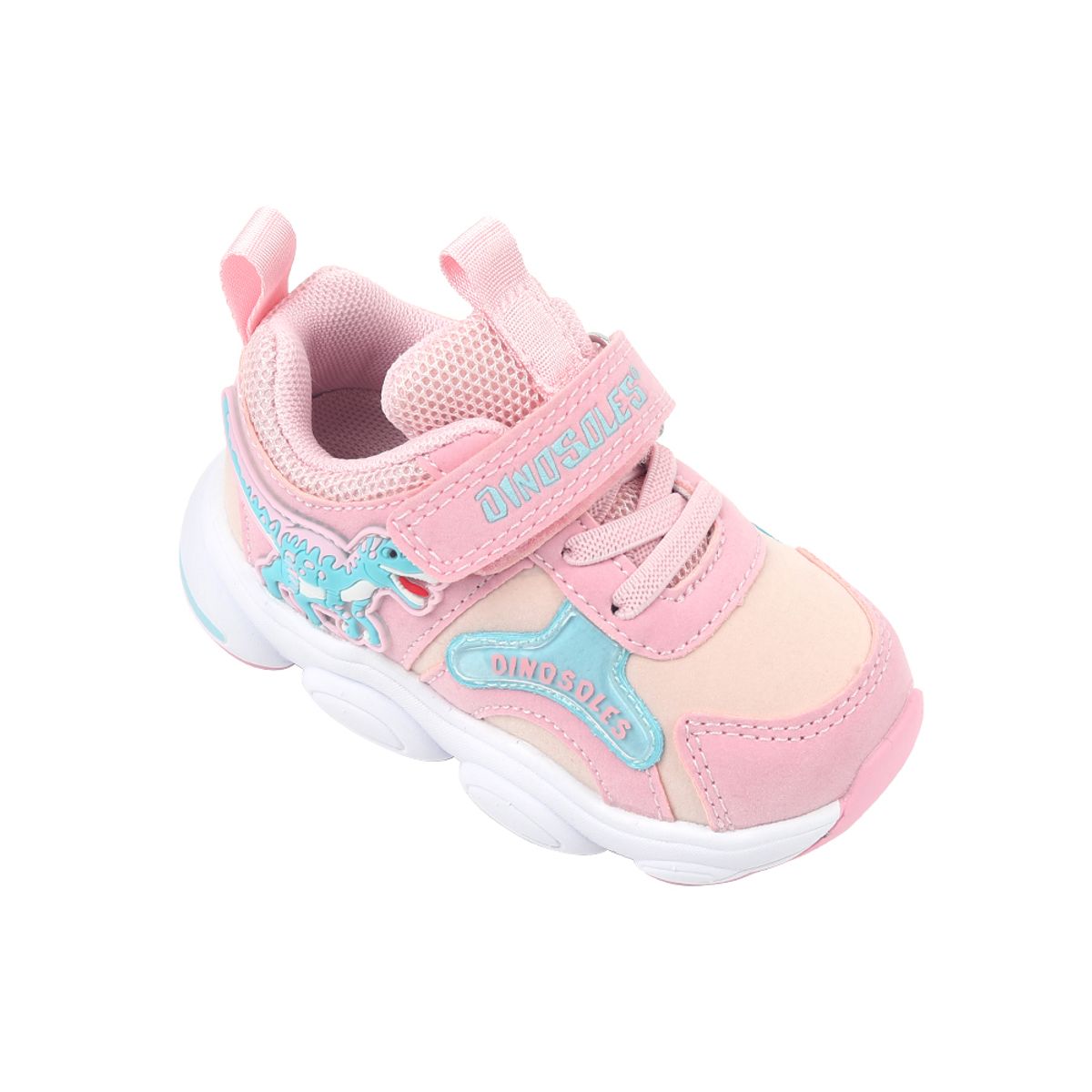 다이노솔즈(DINOSOLES) 티렉스 온 토들러 핑크