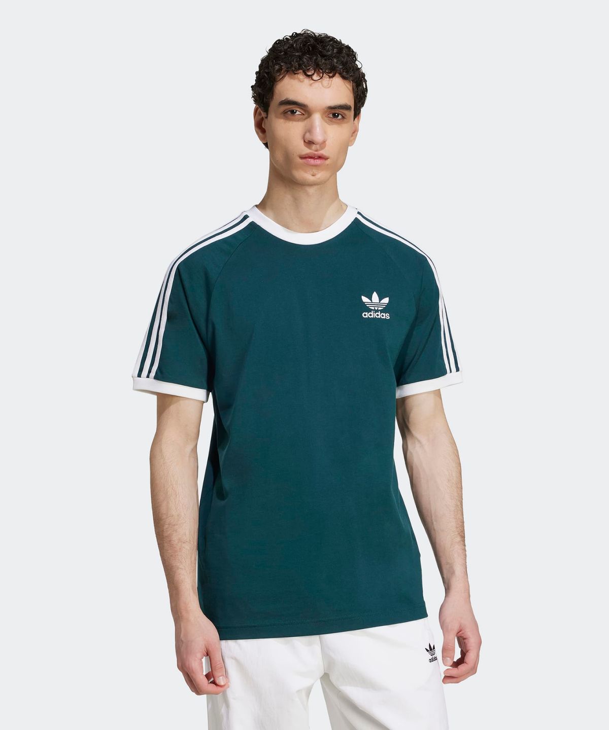 아디다스(ADIDAS) 3S 티 - 오로라그린:화이트 / JY1374