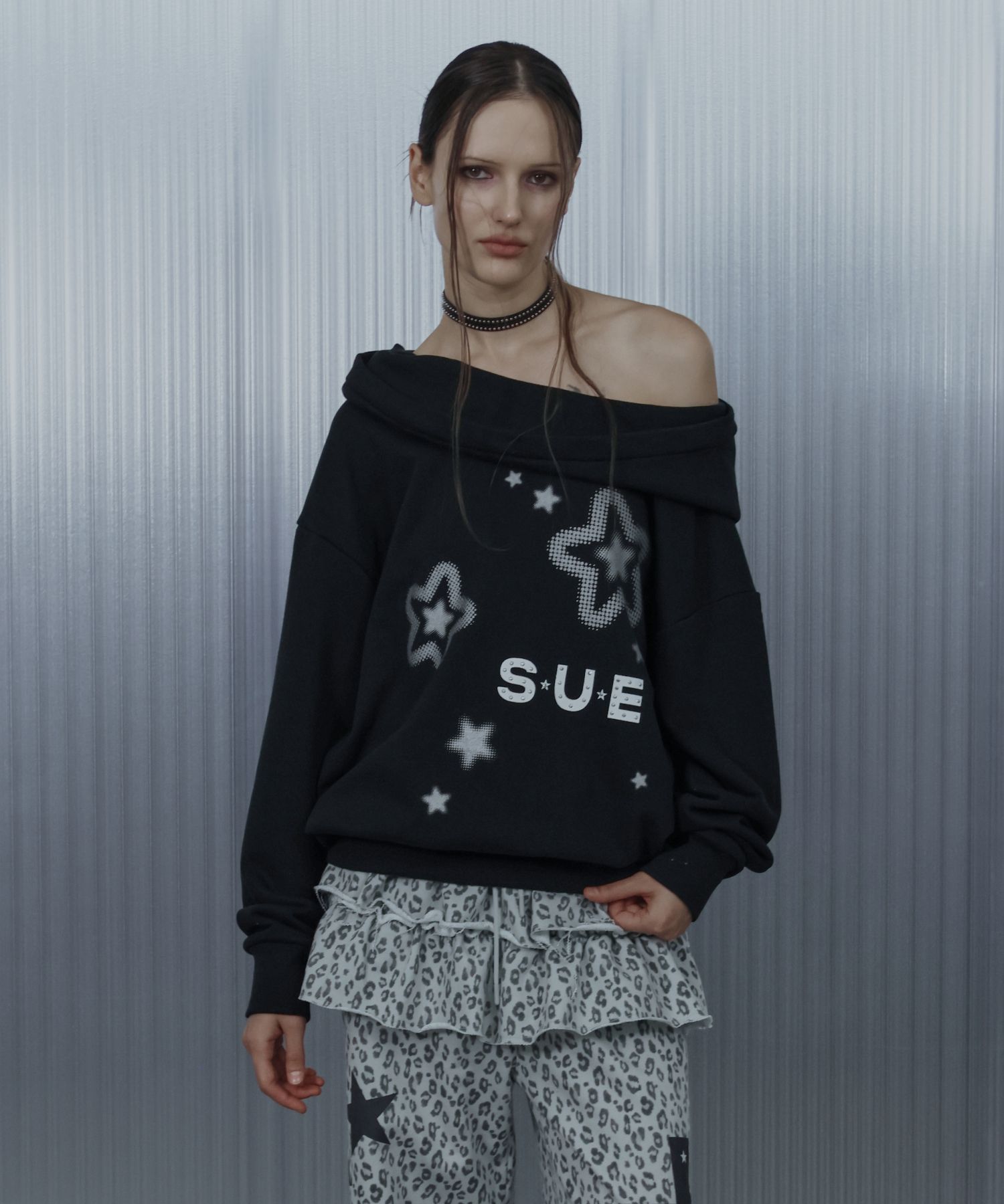 MUSINSA公式 | SETUPEXE SUE WIDE HOODIE TOP / BLACK