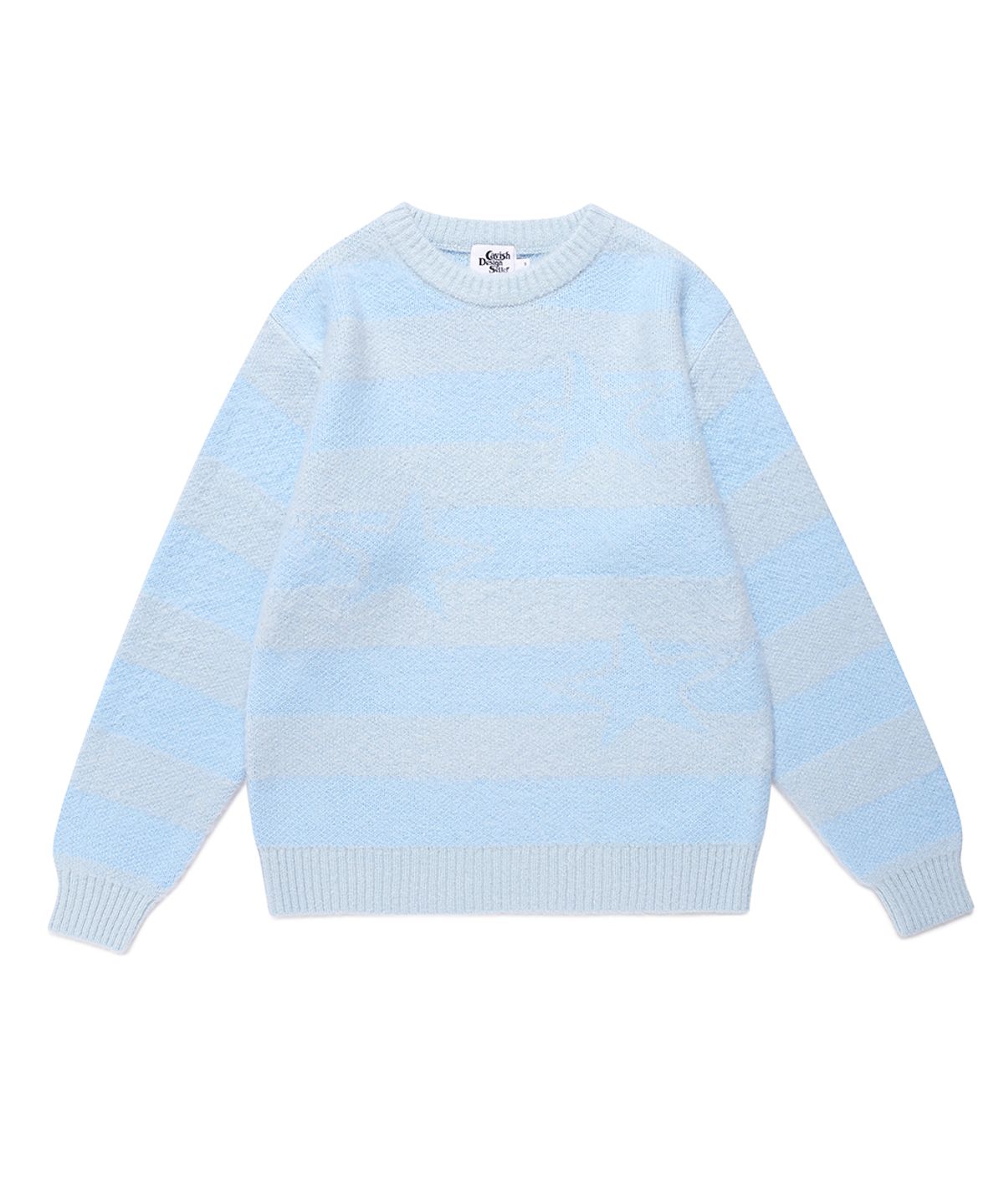 카비시(CAVISH) BRUSHED STAR KNIT SWEATER BLUE(CV2FFUK600A)