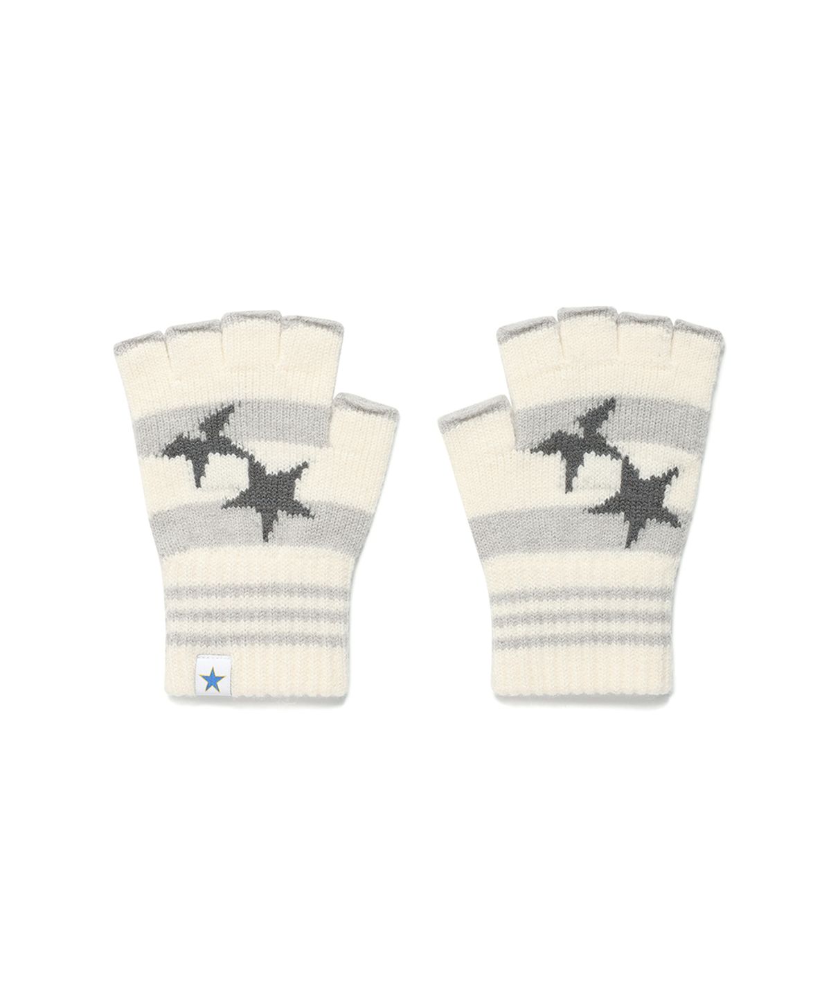 카비시(CAVISH) TWIN STAR FINGERLESS GLOVES IVORY(CV2FFUAB60A)