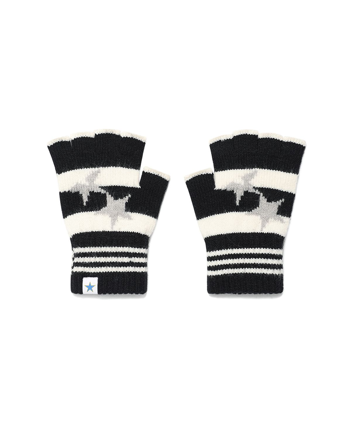 카비시(CAVISH) TWIN STAR FINGERLESS GLOVES BLACK(CV2FFUAB60A)