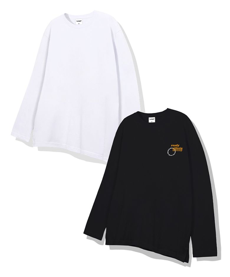 [2PACK] 레디라운드 무지 레이어드 롱슬리브 5 Color [ULZR_9302]
