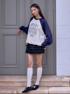 Kathrine Raglan Sweatshirt ivory