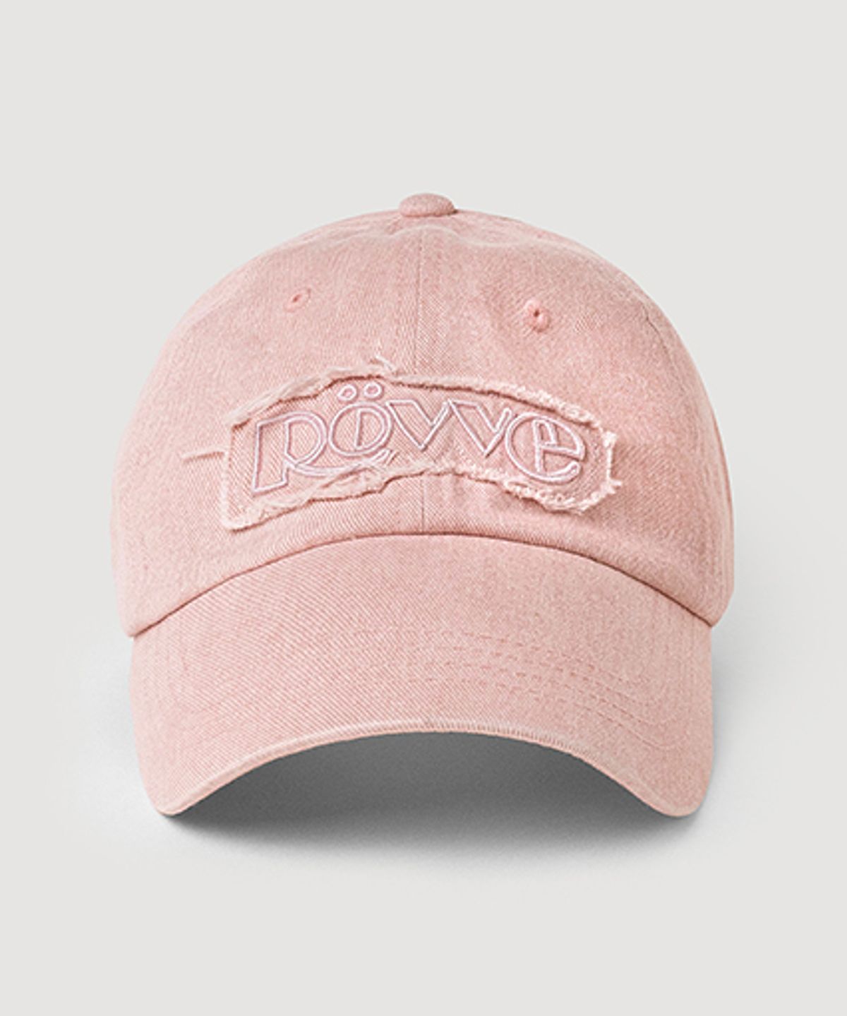 뢰브(ROVVE) Vintage Logo Cap (Pink)