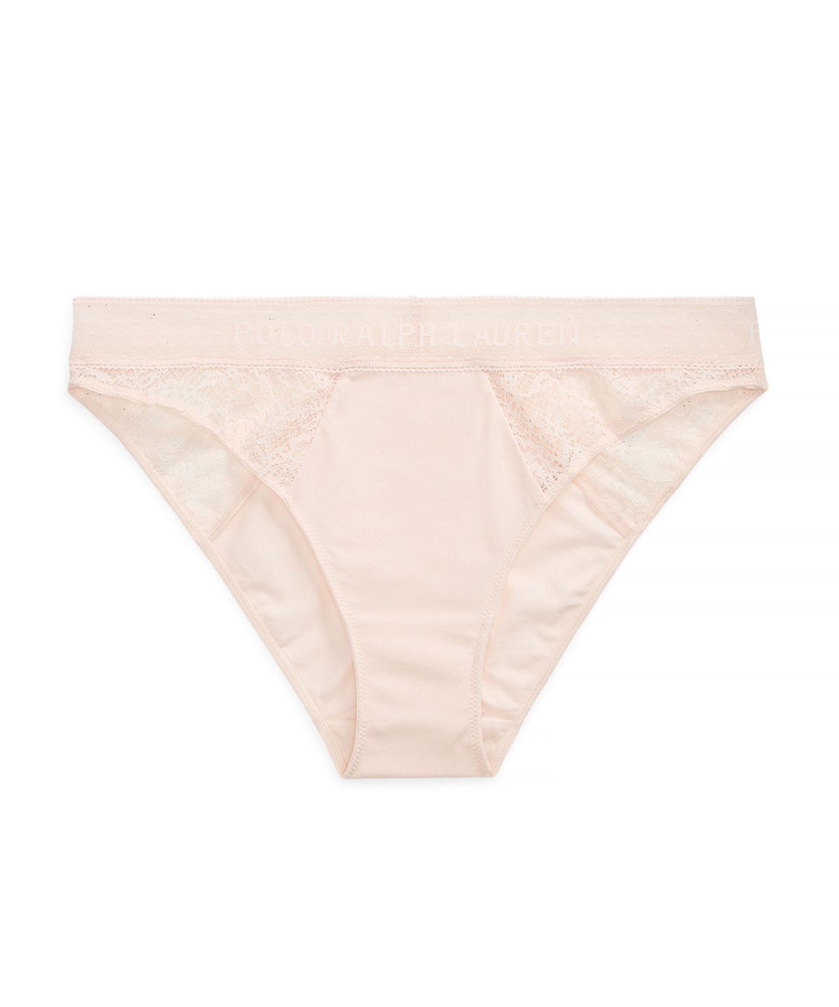 폴로 랄프로렌 이너웨어(POLO RALPH LAUREN INNERWEAR) 코튼 레이스 저지 비키니 팬티 1종 핑크 4P0175