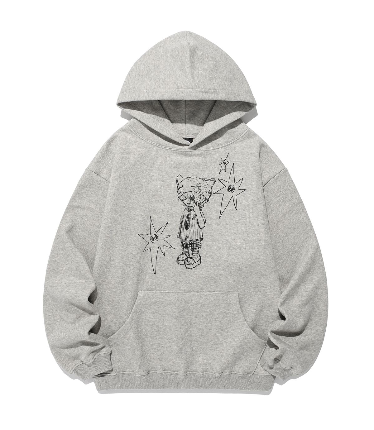 나이스고스트클럽(NICEGHOSTCLUB) NGC BOY HOODIE_GREY(NG2FFUM402A)