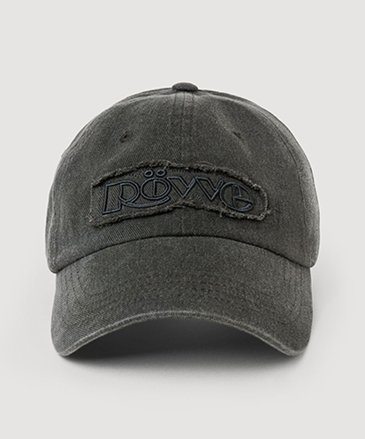 뢰브(ROVVE) Vintage Logo Cap (Gray)