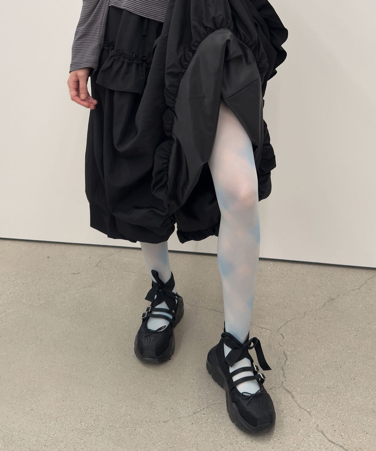 타입서비스(TYPESERVICE) Sky Wash Tights [Sky Blue]