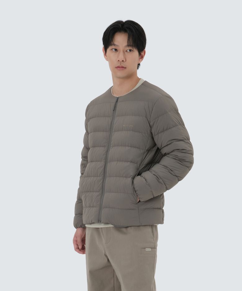 에어리 라운드넥 경량 다운 (S25WMTDJ58) Dark Khaki