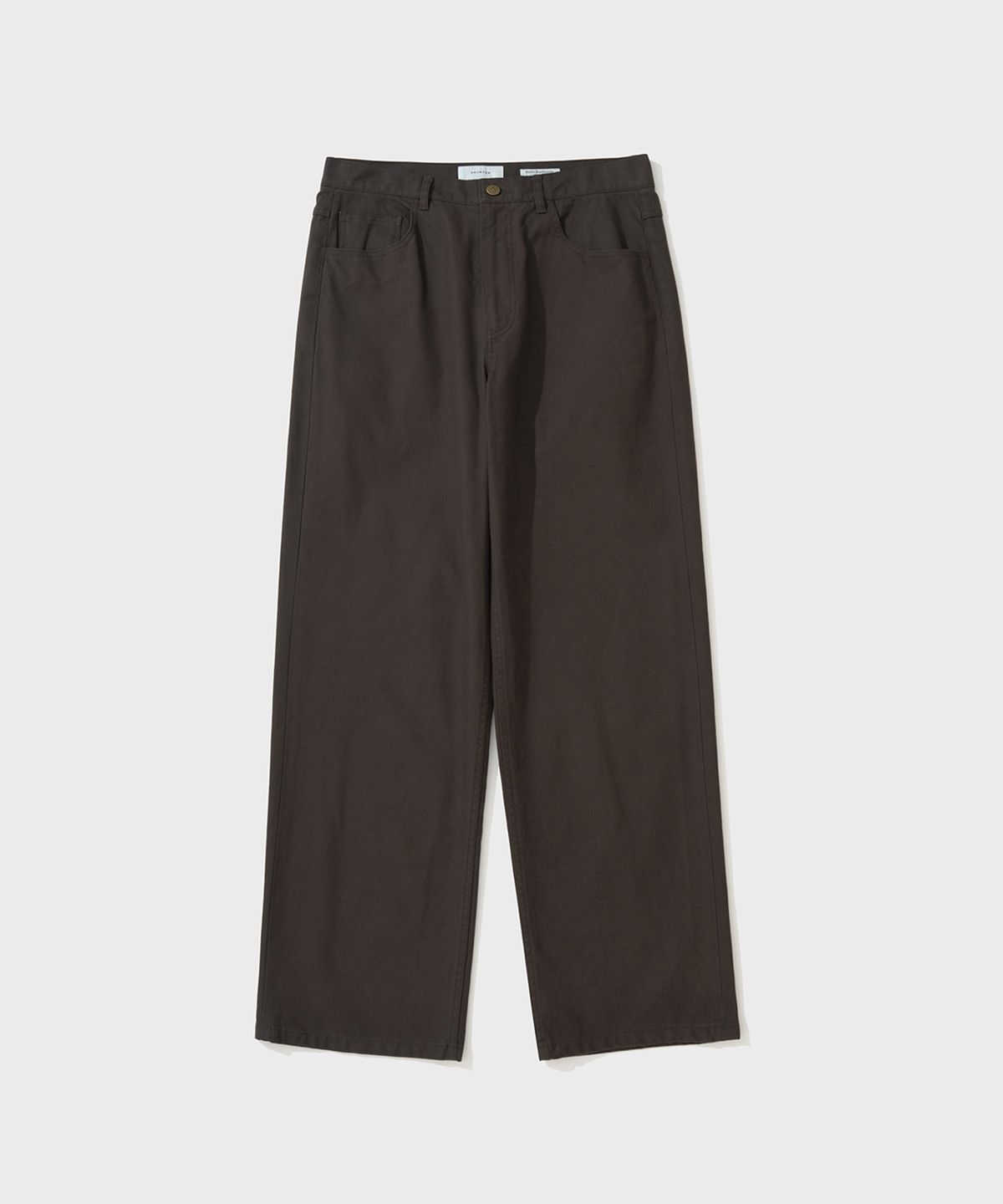 셔터(SHIRTER) COTTON DUCK DENIM PANTS (BROWN)