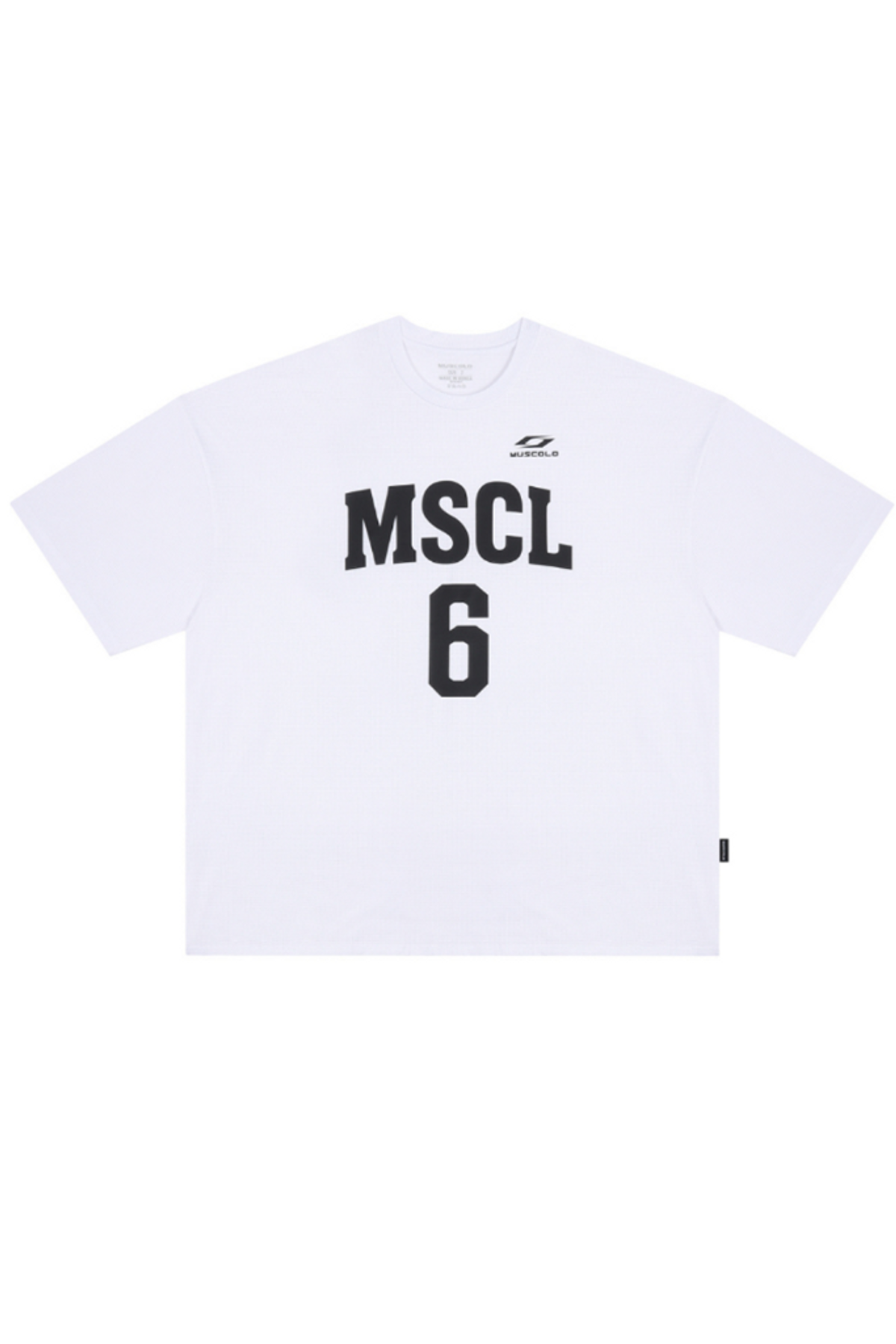 머스콜로(MUSCOLO) [6주년 기념] 에어스판메쉬 반팔 티셔츠 화이트