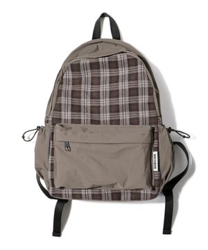 체크린 백팩_Brown