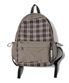 체크린 백팩_Brown