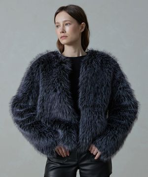 Rive Over Faux Fur Jacket_BLACK