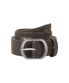 Needlework Studded Belt (Brown)