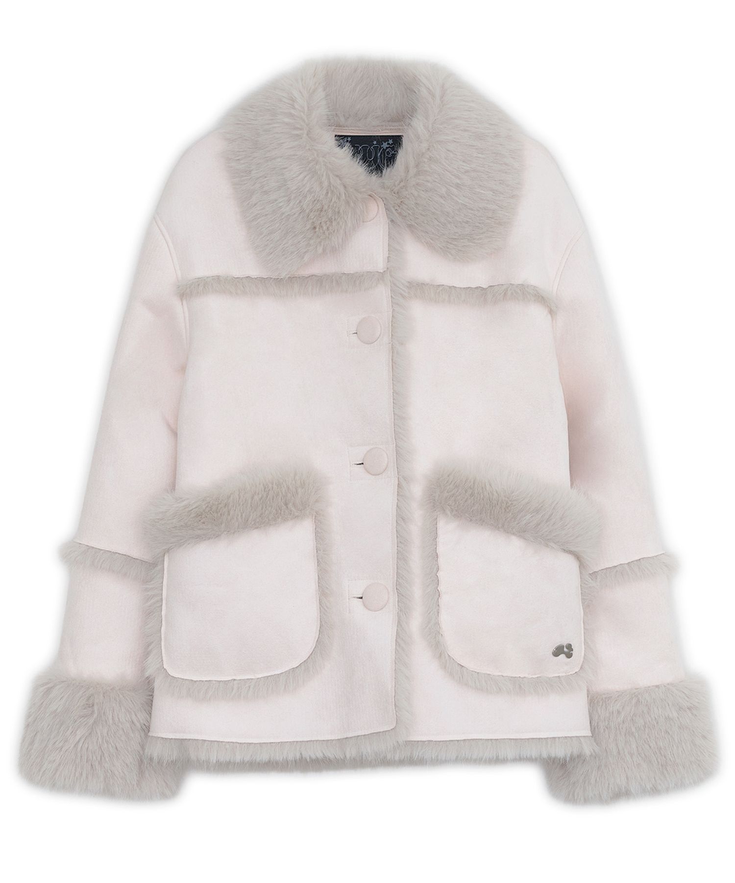 MUSINSA公式 | HUG YOUR SKIN シェアリングムスタングジャケット（ピンク）