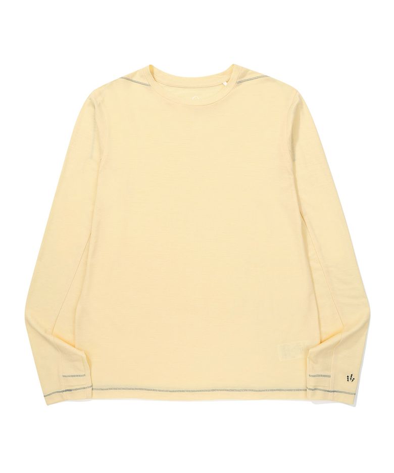 W) 시에라 울(SIERRA WOOL) 롱 슬리브 LEMON YELLOW