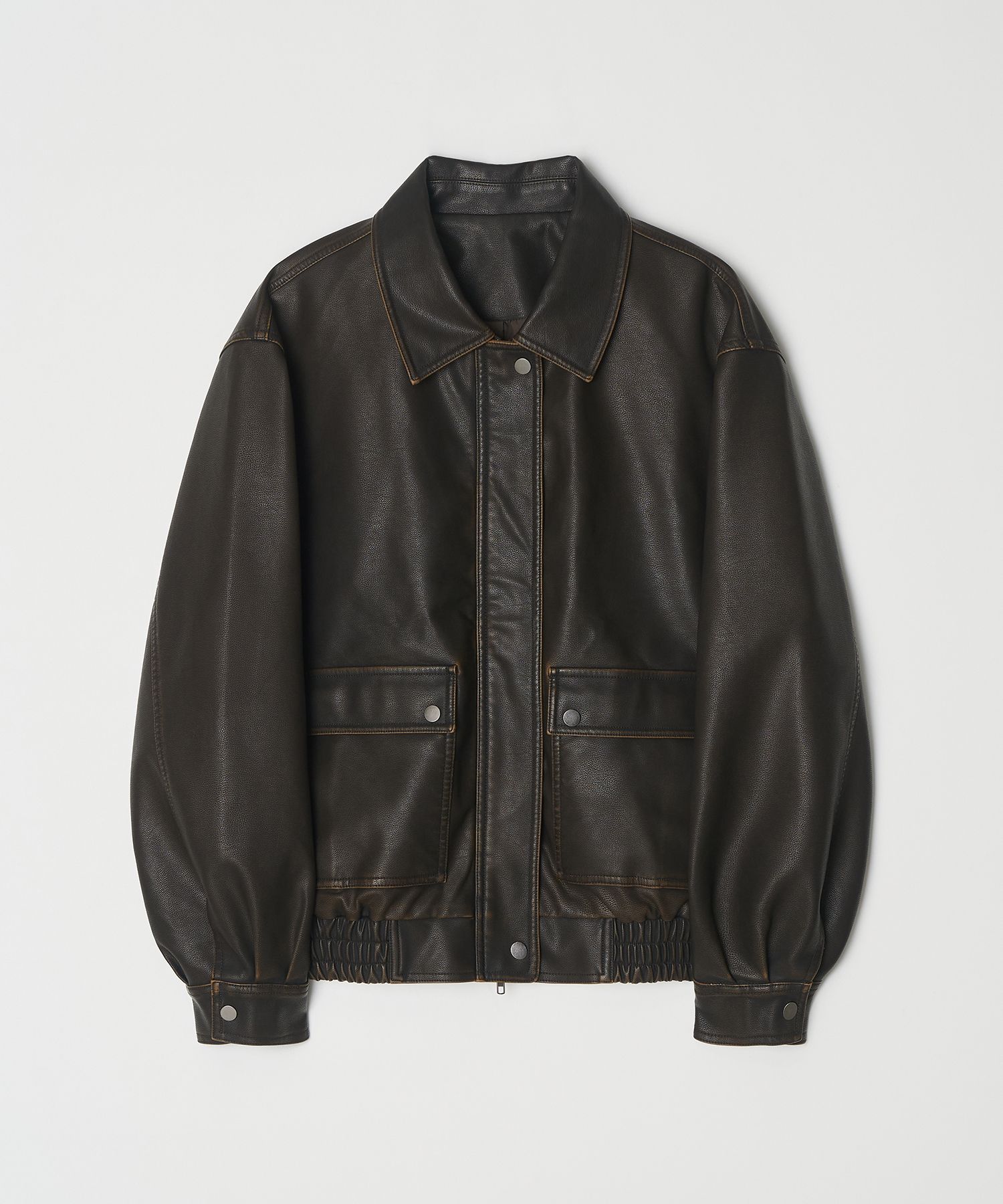 MUSINSA公式 | TRADCLUB ヴィンテージシンセティックレザーオーバー