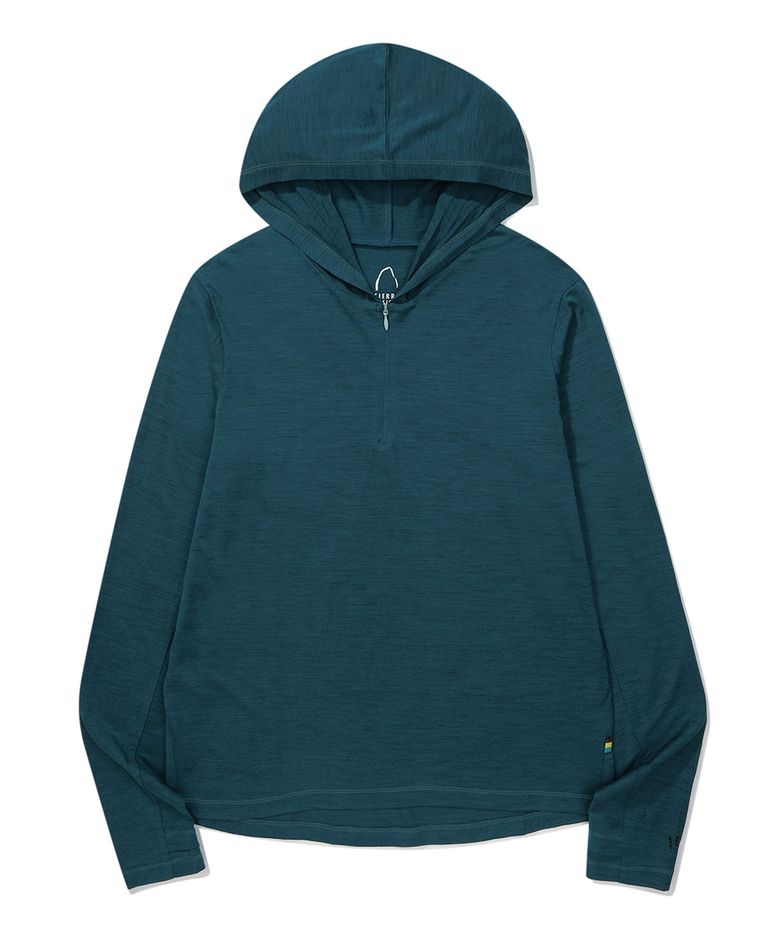 W) 시에라 울(SIERRA WOOL) 후디 BLUE GREEN