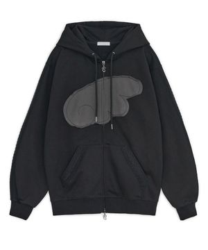 엔젤 윙 후드집업 (블랙)