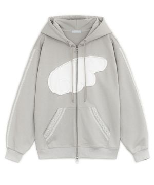 엔젤 윙 후드집업 (그레이)
