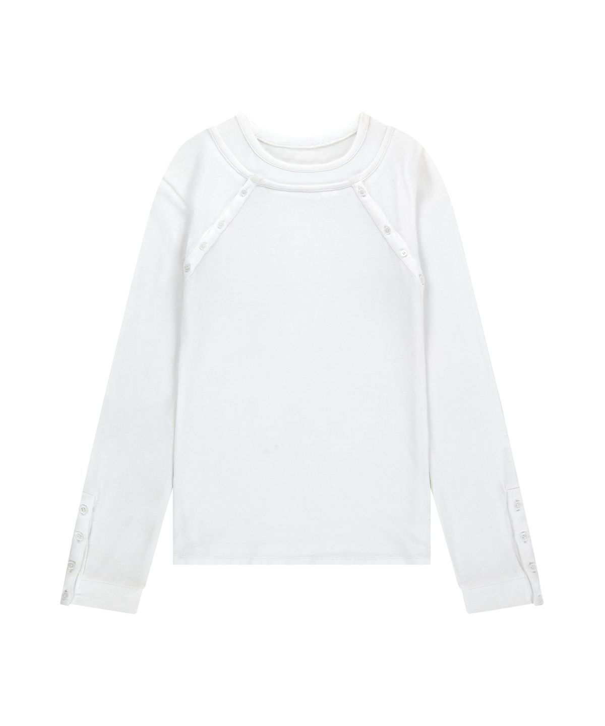아캄(AAKAM) Layered Long Sleeve (White)