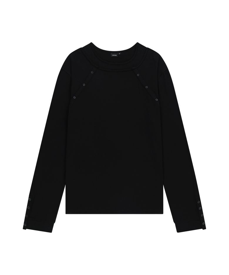 Layered Long Sleeve (Black)