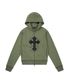 AKM CROS2 Zip-Up Hoodie (Khaki)