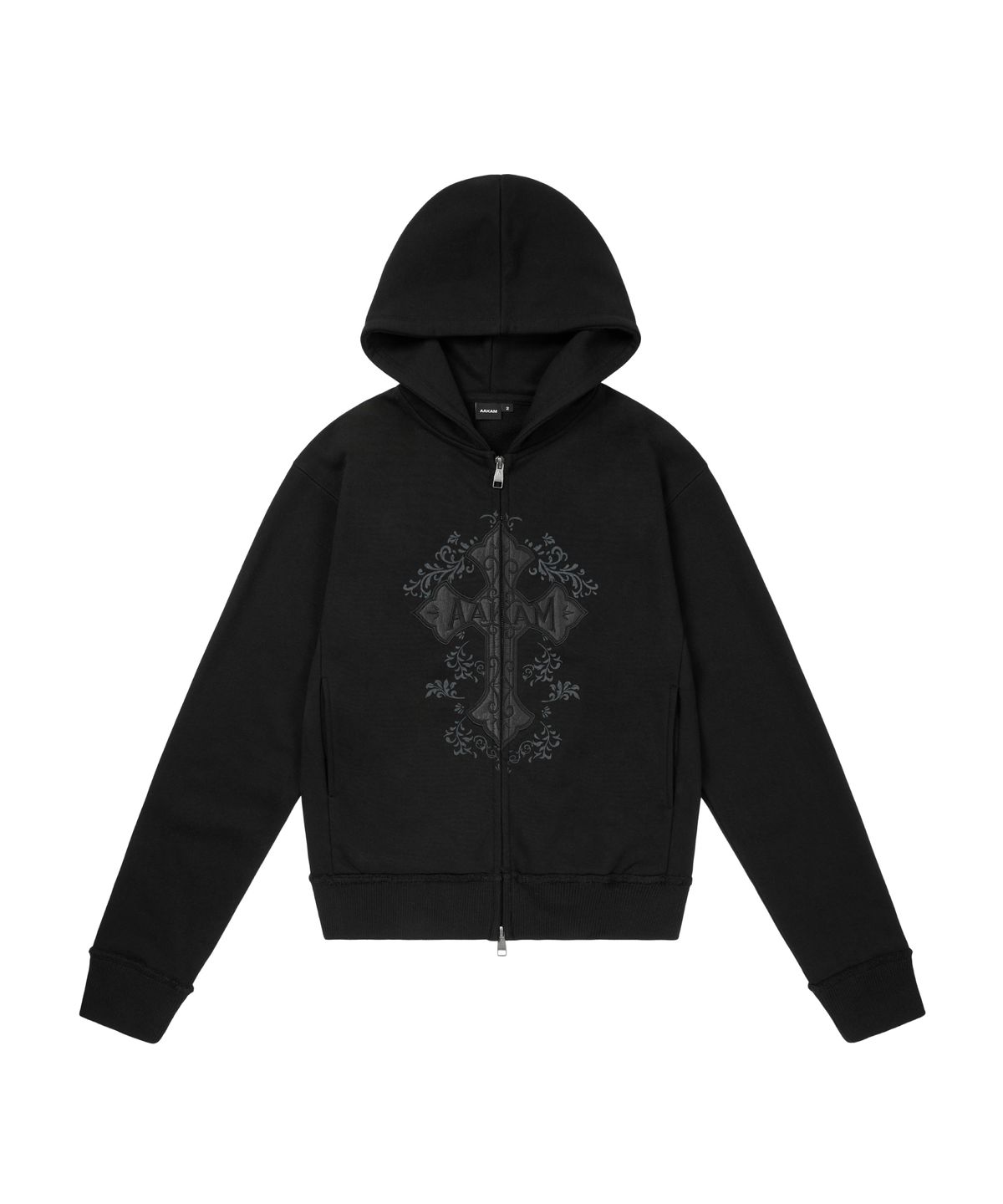 아캄(AAKAM) AKM CROS2 Zip-Up Hoodie (Black)