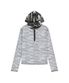 Camo Contrast Hooded Long Sleeve (White)