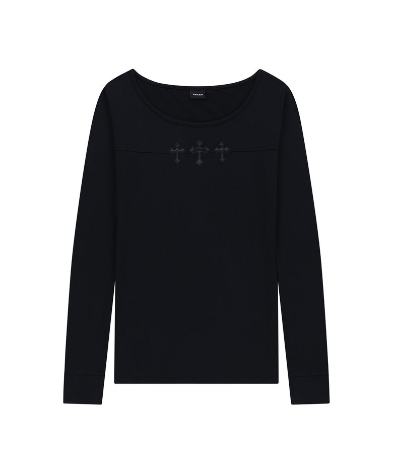 Triple AKM CROS2 Long Sleeve (Black)