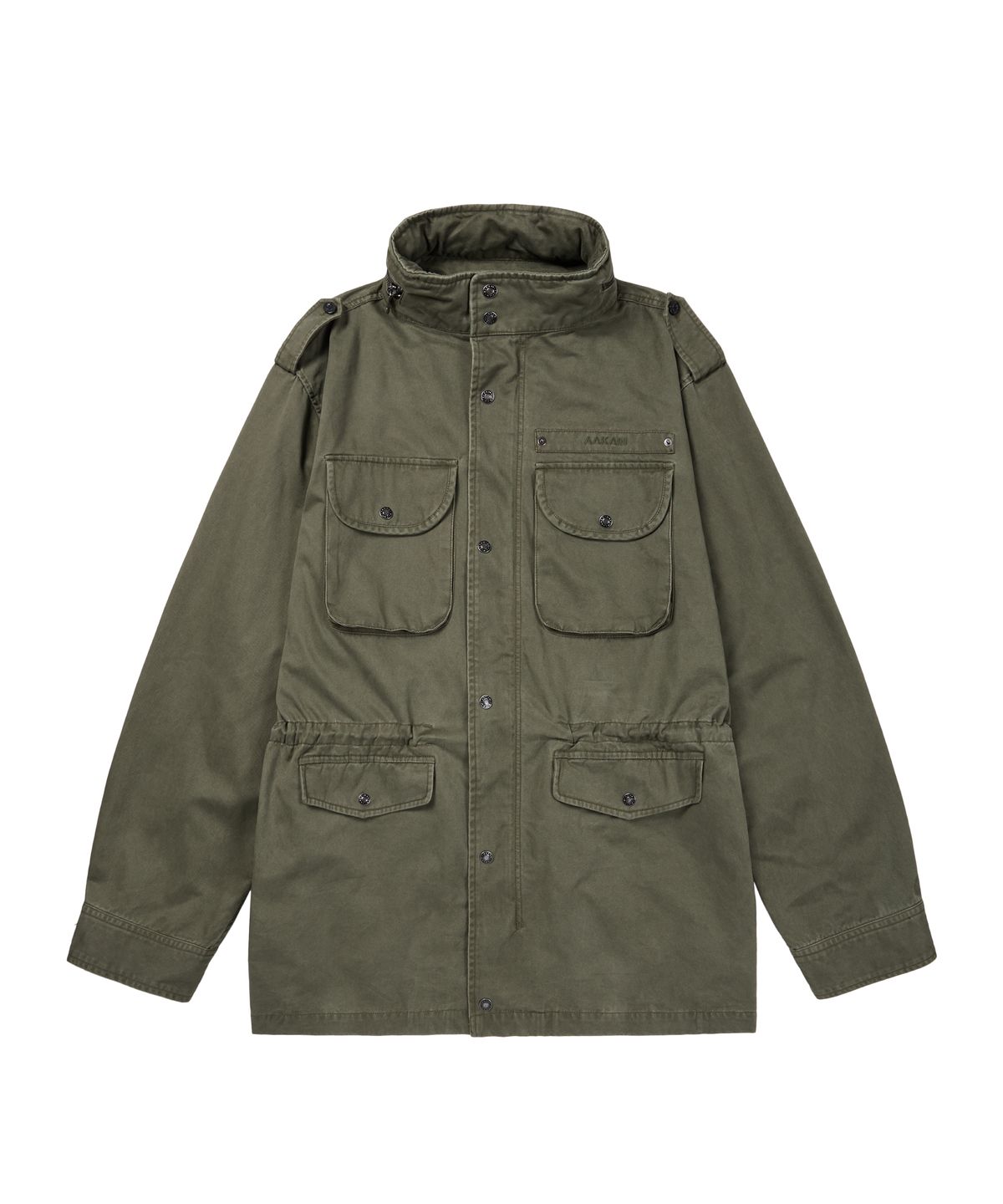 아캄(AAKAM) Washed Field Jacket (Khaki)