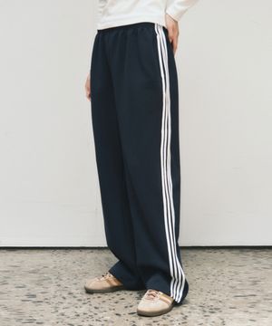 W/뉴트로 라인 트랙 팬츠_NAVY(W25-PT25)