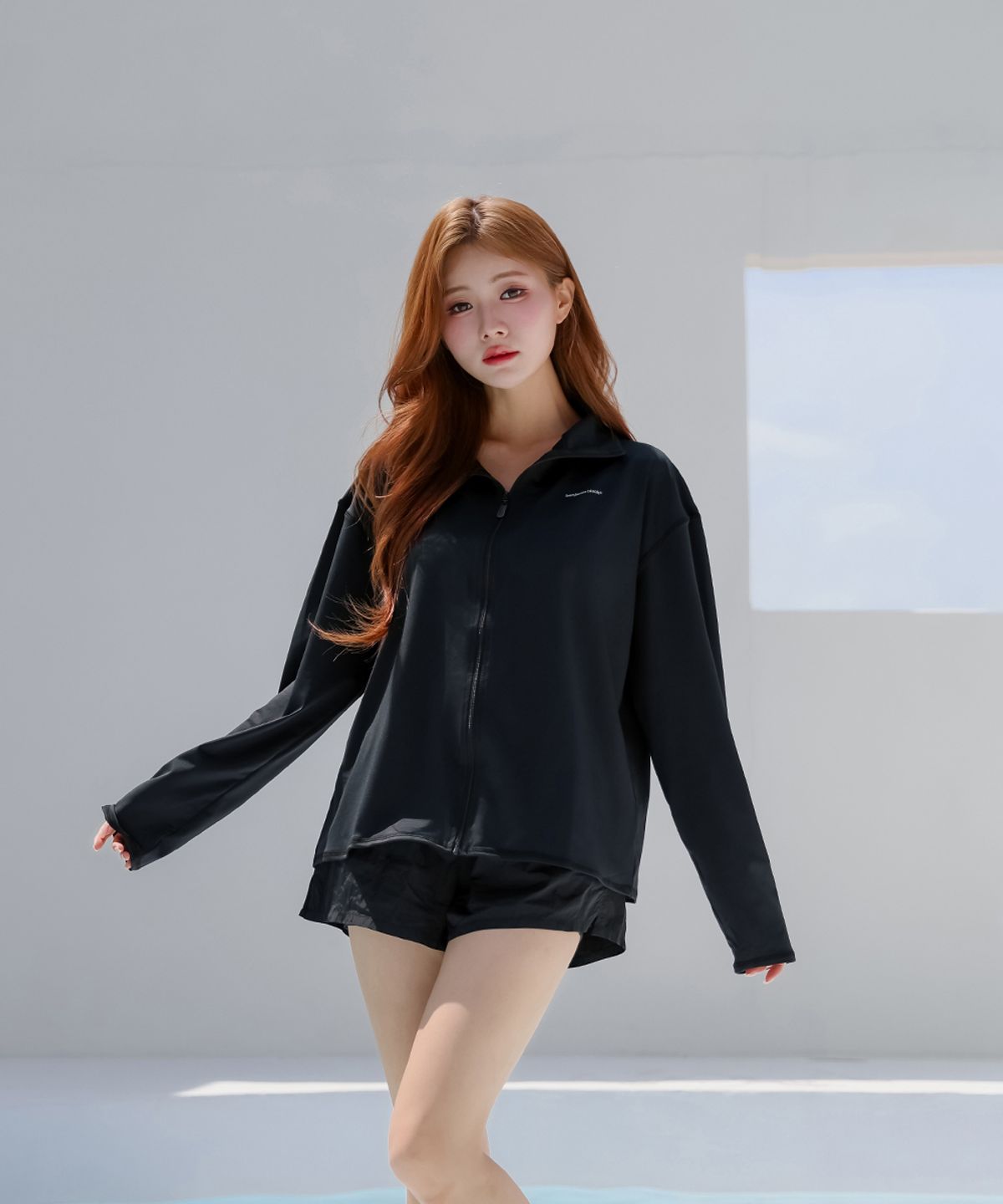 크라시앙(CRASSIANG) 선핏 집업 래쉬가드