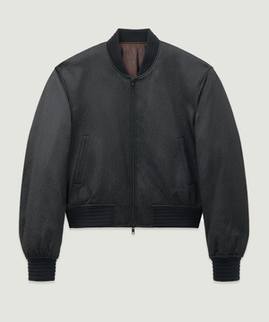 세드릭 패디드 봄버 자켓 블랙