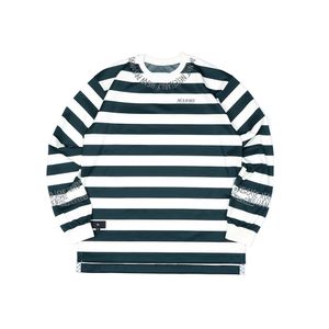 BT03DG 프리즈너 스트라이프 롱 슬리브 Dark green