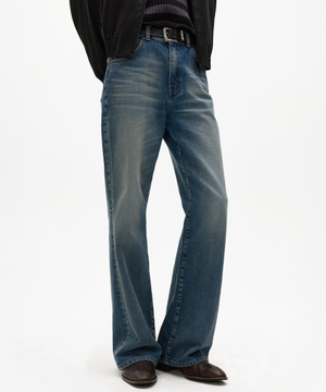 리버 플레어 데님 스모킹블루