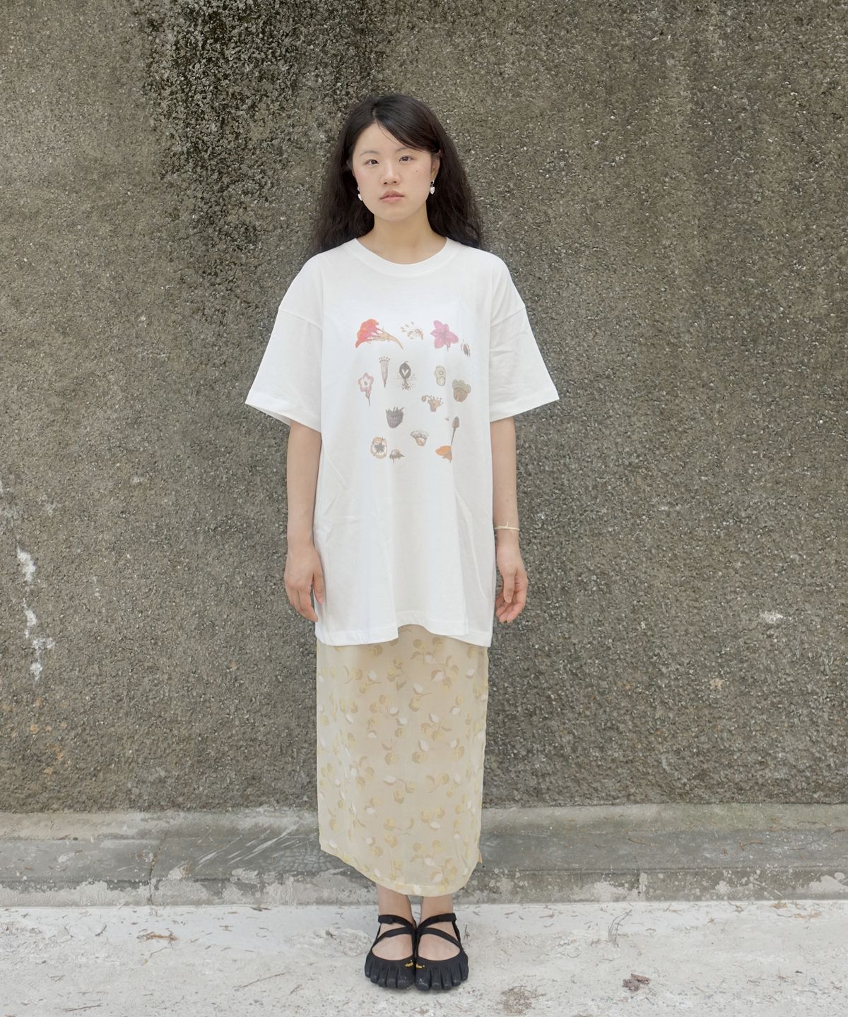 누아누(NUUANU) Cherry Skirt_Ash