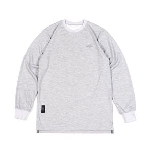 BT13MG 메쉬 레이어 롱 슬리브 레이어드 티셔츠 Melange