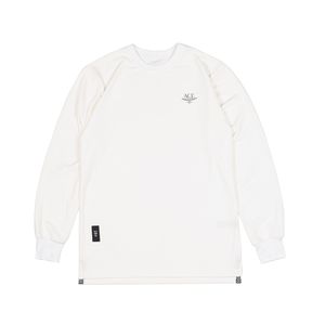 BT13WH 메쉬 레이어 롱 슬리브 레이어드 티셔츠 White