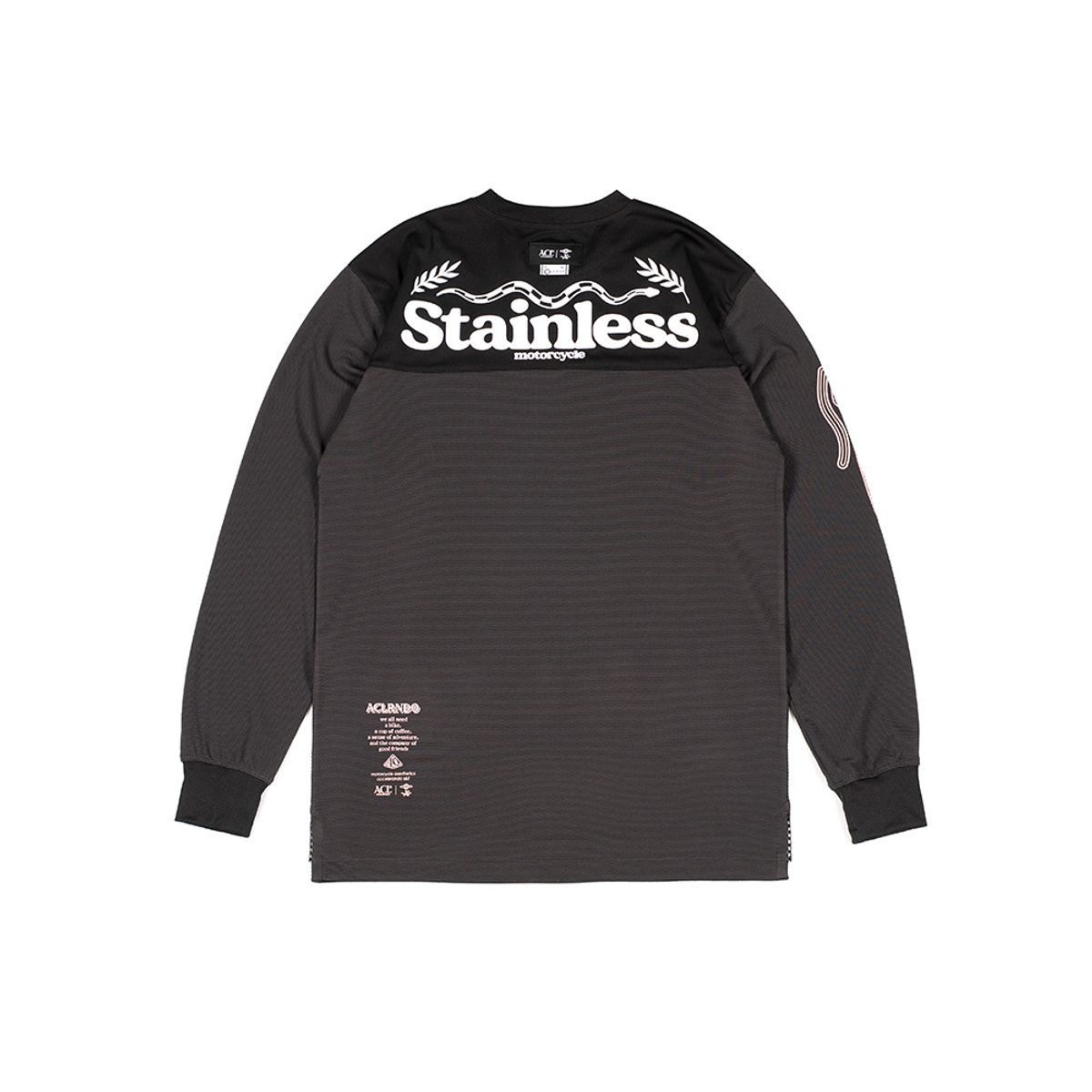 아첼레란도(ACCELERANDO) MJ06CG 스테인레스 3.0 하이웨이 모토저지 메쉬저지 Charcoal grey