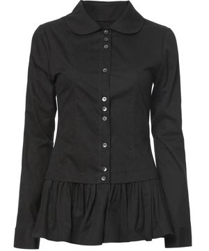 Dani Frill Shirts (FL-188_Black)